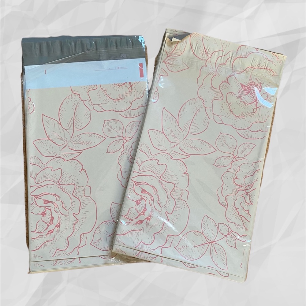 Roses are Pink 6.5 x 10" Poly Mailer PRICE IS FIRM “Last One” - Picture 3 of 4